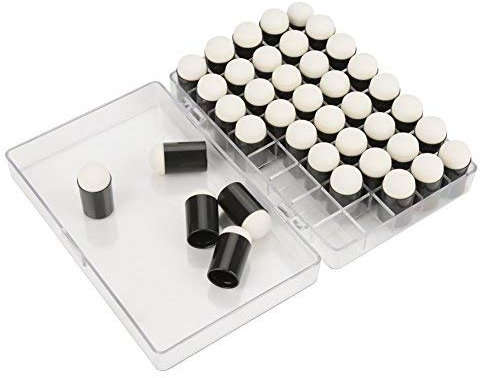 40 stücke Schwamm Schmierer Kunst Finger Schmierer mit Aufbewahrungsbox für Malerei Zeichnung Tinte Handwerk Kreide Schwämme