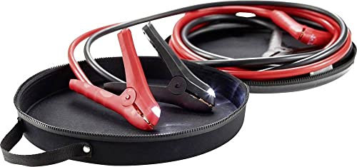 AEG Automotive 10648 SP 25 Câble de démarrage avec éclairage dans Sac de Rangement 2 x 3,5 m DIN 72553