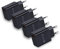 Quick Charge 3.0 USB-Ladegerät,18W USB-Netzteil für 10W QI Wireless Ladegerät, Tablets, iPhone, Samsung Galaxy, LG, HTC 【4er-Pack】 Schwarz