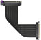 Cooler Master MasterAccessory Riser-Kabel PCIe 3.0 x16 Ver. 2 - EMI-geschirmtes, ultra-flexibles TPE-Kabel, verstärkte PCI-Steckplätze, Gold-Pin-Anschlüsse, ABS-Schutzgehäuse - 300 mm