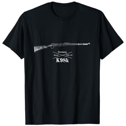 K98k Fusil d'ordonnance allemand Mauser 7,92 x 57 T-Shirt