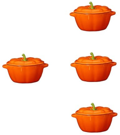 LABRIMP 4piezas Tazón De De Doble Para y Estofado Para Cocina y Decoración Halloween y Acción De
