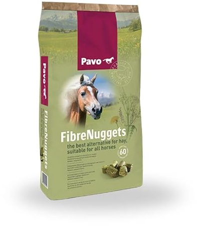 Comida para Caballo | Pavo Fibre Nuggets Hard 20kg | Alimentacion de Calidad para equinos