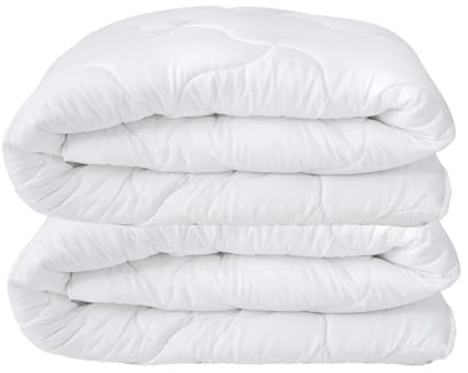 Ipersan Piumino 1 Piazza e Mezzo 4 Stagioni, 200x200 cm, 450 gr/mq, Microfibra Poliestere, Doppio Strato Bottonabile, Prodotto Europeo