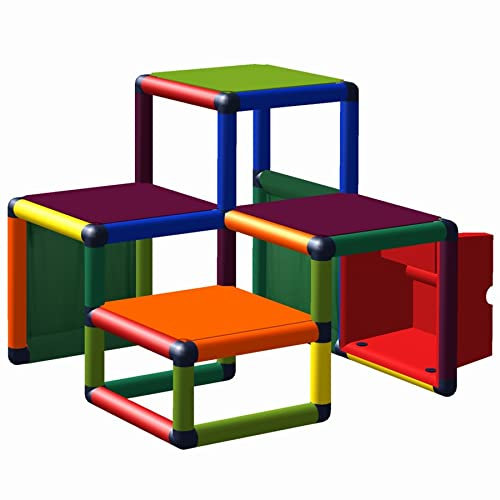 Move and stic Sidney 6460 Tour d'escalade avec escalier Multicolore