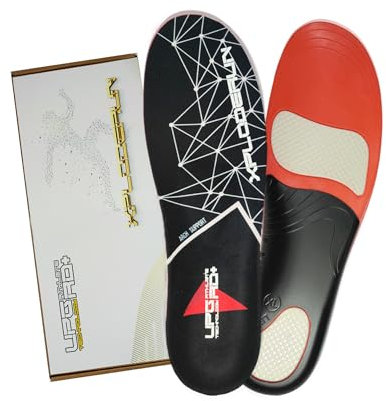 XplodeRun Professionelle Orthopädische Laufsohlen mit FlexRun-Technologie, Obermaterial aus geruchshemmendem Samt, Gel Soft Pad (Paar)