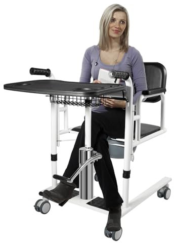 Salmeee Sedia di trasferimento del paziente per la casa – 180° angolo di apertura, facile da installare, sedia di sollevamento per anziani, disabili e paralizzati, aiuto per la mobilità per WC e vasca