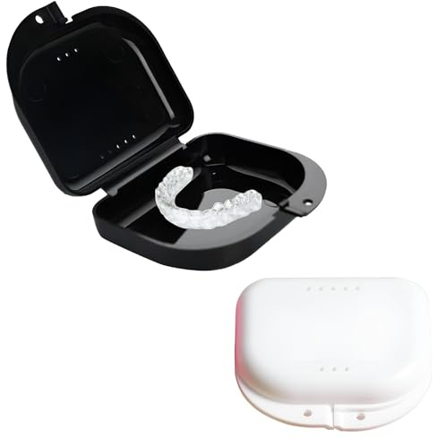 2 Pièces Appareils Dentaires,Etui Pour Appareils Dentaires,Boite A Dentier Orthodontie Pour Appareils Orthodontiques,Appareils Dentaires Sportifs,Boîtes Pour Appareils Dentaires
