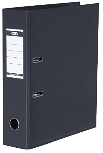 Elba Ordner A4, Strong-Line, 8 cm breit, Kunststoff, anthrazit, 1 Stück
