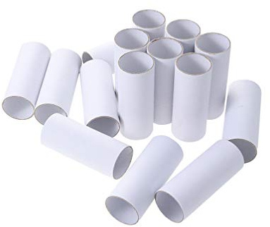 Healifty Kraft Cardboard Tubes 10 Pack 5.91 X 1.57 Inch Recyclable Mailing Tubes for Storage Art Drawings Posters Paintings Protector and DIY Craft Projects