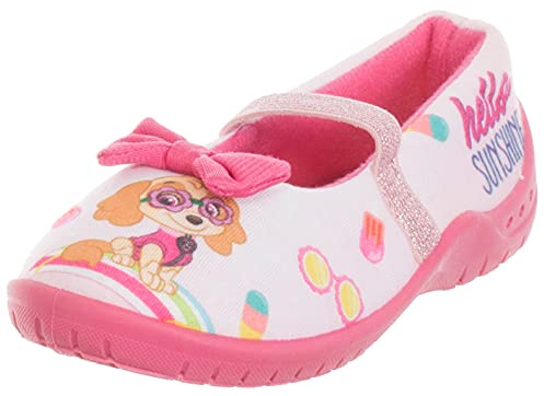 Brandsseller Zapatillas de estar por casa para niña con motivos en el estilo de la Patrulla Canina, color rosa/rosa 25/26, Rosa., 25/26 EU
