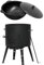 Uchag Ø36 Uchag Poêle de camping en acier 2 mm 10 l Kazan rond Kazan Cheminée de camp Cuisine extérieure Poêle à ragoût canon à goulasch