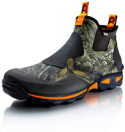 Rouchette Clean Wild - Botas de neopreno para hombre, media altura, resistentes, cómodas, impermeables