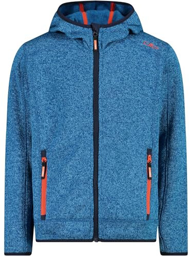 CMP Kinder Fleece Hoodie Jacke, pacific-b. blue, 164