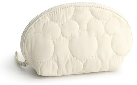 Vera Bradley Women's Disney Featherweight Mini Dome Cosmetic Makeup Bag, Pumice Stone, One Size