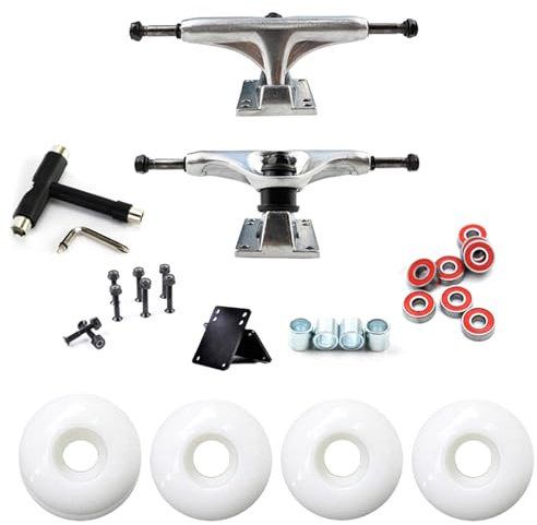 Lega di alluminio Skateboard Truck Set Skateboard Truck Staffa Skate Scooter Parti e accessori Durevole Skateboard Truck Componenti