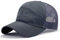 FXSYL Großer Kopf Mann Plus Größen-Baseballmütze-Mann-Sommer-dünne Gewebe-Ineinander greifen-Sonnenhut-männliche Hysteresen-Hüte,Gray,Code 60-65CM