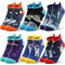 Welwoos Kinder Lustige Socken Jungen Sneaker Socken Bunte Kurze Kindersocken Cartoon Baumwolle Kleinkind Geschenke Socken 6 Paare Socken Jungen Kinder 27 34 33 28 32 26 (Weltraum, 3-5 Jahre)