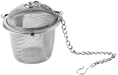 MAGICLULU Filtre à Boule à Thé En Acier Inoxydable 6,5 Cm Passoire à Épices Infuseur à Décoction Résistant Rouille Thé Soupes Entretien Facile