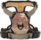 vidaXL Hundegeschirr, Brustgeschirr mit Leine Halsband, Sicherheitsgeschirr Reflektierend Verstellbar, Haustiergeschirr, Camouflage XL Polyester