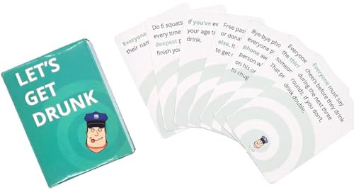 LDDYKZY Drink Party Kartenspiel, Kartenspiel, Drinking Game, Card Game, Party Game for Adults, The Fun Party Game, Party Trink Spiel mit Karten, Fun Card Games, Lustiges Trinkspiel für Parties