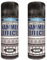 PEBBLE HUG Black Hammer Effect Spray, Rust Resistant, Long-Lasting Protective, Ideal For Indoor And Outdoor Use, Enhancing Furniture, Tools, Gates, Railings, 400ml, (2 Pcs)