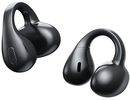 TONEMAY Q8 - Auricolari senza fili con clip aperti, cuffie Bluetooth 6.0, auricolari audio spaziali LDAC ad alta risoluzione, 4 microfoni ENC per chiamate chiare, 40 ore di riproduzione, vestibilità
