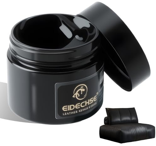 unillea Set di Riparazione in Pelle, Colore Nero, in Pelle liquida, per la Cura della Pelle, per la Pelle Liscia, Crema per Divano seggiolino Auto, Giacca da Moto, Riparazione Graffi