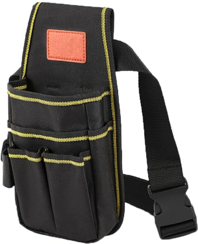 Ceinture Porte Outil, Ceinture Porte Outils, Amovible Et Réglable Porte Outils Ceinture, Electricien Constructeurs, Matériau Hautement Élastique, Épaissi Et Résistant à l'usure, Noir