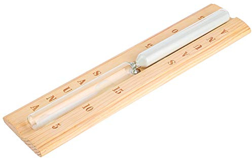 Generic Reloj de para Sauna Reloj de Cuenta Regresiva con Temporizador de de 15 Minutos para Sala de Spa, Equipo de Sauna de Madera Ecológico para Salas de Domésticas