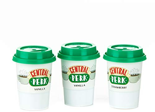 Central Perk Lippenbalsam – Set mit 3 Chapsticks mit Geschmack – Offiziell lizenziertes Friends-Show Merchandise
