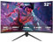 KTC Gaming Monitor 32 pollici curvo, 165Hz OC 180Hz 1ms GTG FHD VA Panel, HDR FreeSync & G-Sync 122% sRGB Blue Light Reduction PC Screen,H32S17C
