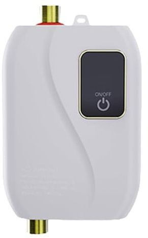 BIGULA Scaldabagno Elettrico istantaneo da 3500 W Sistema di Acqua Calda sottolavello apparecchio di Riscaldamento rapido per Cucina e Bagno