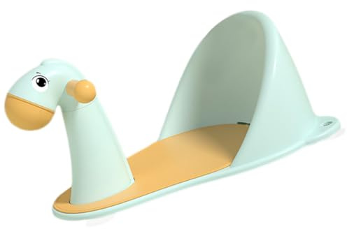 FIXOSHEE Asiento de Baño para Bebés Pequeño Color Azul Ventosas Antideslizantes para Bañera Soporte Seguro para Recién Nacidos y Pequeños Adecuado para Baño Relajante y Seguro