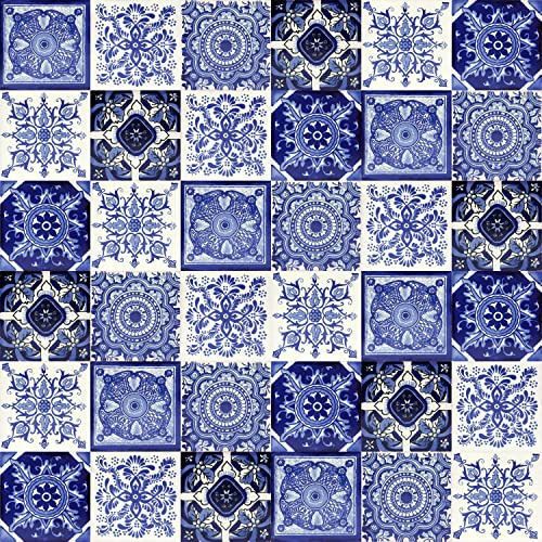 Cerames Piastrelle Mosaico Messicane Tono – 30 ceramiche mattonelle messicane decorative per bagno, doccia, scale, parete posteriore della cucina | Tessere mosaico ceramica 10,5x10,5 cm