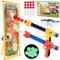 Herefun Schießen Spielzeugpistolen Kinder, 2Pcs Spielzeug Schaumball Pistole, Schießspiel mit 24 Schaumbälle + Schutzbrille + Vierloch Schießgestell, Zielscheibe Spielzeug Geschenk 5 6 7 8 9+ Jahre