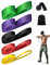 Theraband 4PCS Set Türanker Resistance Bands Fitnessbänder Klimmzugband und Klimmzughilfe Krafttraining für Pilates Training Physiotherapie Stretching Yoga