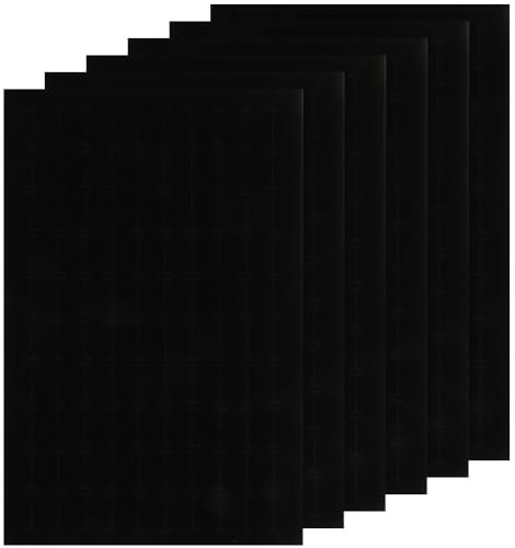 STOBAZA 6 Pezzi Inserti Porta Anelli E Orecchini, 100 Slots, Spugna Nera, Per Scatola Gioielli, Organizer Per Gioielli Da Viaggio E Esposizione