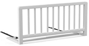 Nordlinger Pro NIDALYS Barrière de lit Bois - Blanc - 90 cm - Norme BS - 100% PEFC