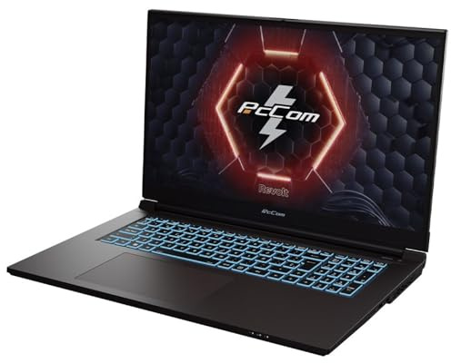 PcCom Revolt 4060 Laptop 17,3 Zoll 32 GB RAM 1 TB SSD Nvidia Geforce RTX 4060