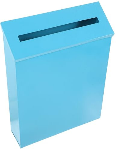 BESTonZON Antique Wall Mounted Mailbox Vintage Letter Box for Garden Lightweight Household Post Box Stylish Decorative Home Accessory for Daily Correspondence