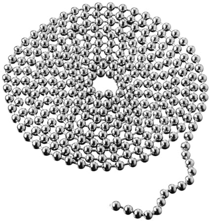 Lily cook - KP0063, Cadena de Fondo para Tartas en INOX 180 cm, Utensilio de Pastelería Preciso y Versátil, Diseñado para Tartas y Quiches, Plateado, 180 cm