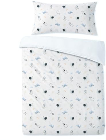 various Copripiumino Lettino 90x120 cm con Federa 40x60, Motivo Lovely