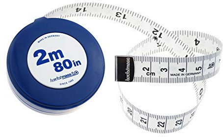 hoechstmass Balzer 82203B-2M rondo 2m Rollmaßband 200 cm / 80 inch, Plastic, blau, 5.7