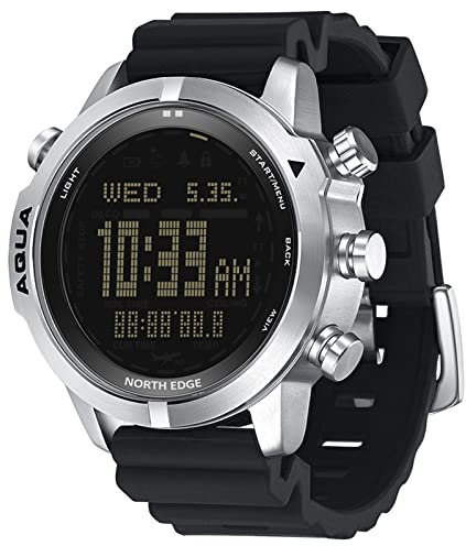 Irfora Sportuhr,Herren Sport Digital Analog Uhr Taucheruhr Sta Business Armbanduhr Höhenmesser Kompass 100m Wasserdicht