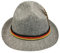 Oktoberfest Seppelhut Filzhut Trachten Hut Trachtenhut Hut grün Trachten Lodenhut Dreispitz Bergsteiger Wandern Jagd Tracht Wanderhut (Grey, One Size)