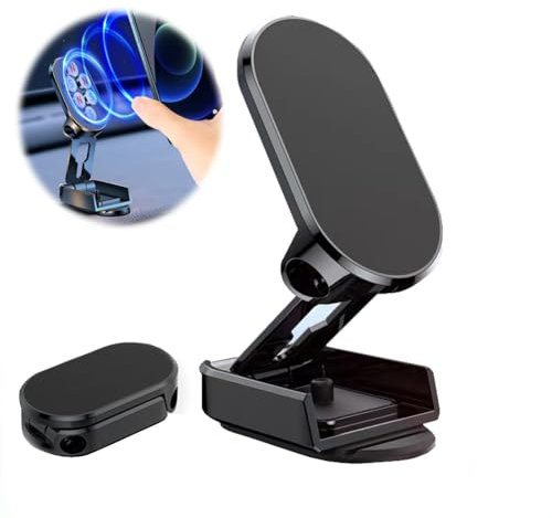 JXBCGAL Soporte Móvil Coche, Soporte Magnético para Teléfonos Móviles para Vehículos, Soporte Telefónico para Vehículos Girando 360 °Compatible con Teléfonos Inteligentes como iPhone