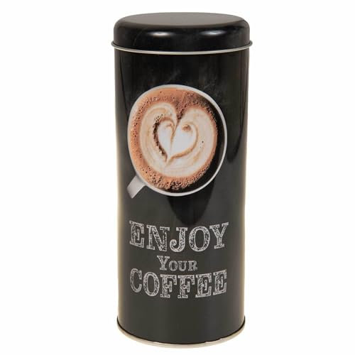 SIDCO Kaffeepaddose Vorratsdose Kaffeepads Kaffeespender Paddose Kaffeebox Metalldose