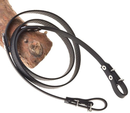 LarDen Hobby Horse Zubehör Zügel | Gummierte Schwarz | für Steckenpferd, Stockpferd, Hobby Horsing, Spielpferd, Pferd zum reiten für Kinder und Erwachsene, Hobbyhorse | Schön, Handgemacht