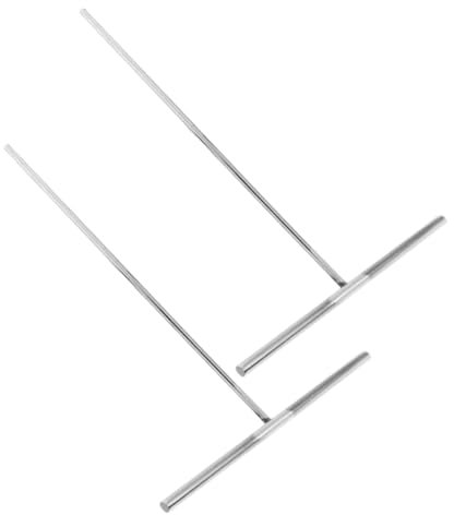 UTHCLO 2pcs Stainless Steel Crepe Pancake Spreader Tools Steel Pancake Utensils for Baking Supplies